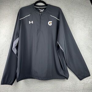 Under Armour x Gatorade Jacket Mens Large Black UA Ultimate Cage Team Loose